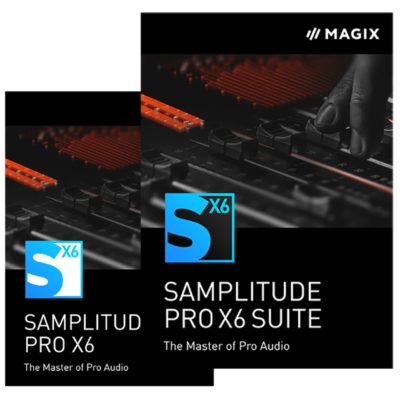 Samplitude Pro X6 y Pro X6 Suite.
